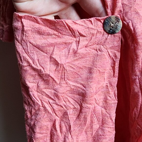 Jess & Jane Pink Angled Scoop Neck Jersey Size Small - Picture 8 of 14